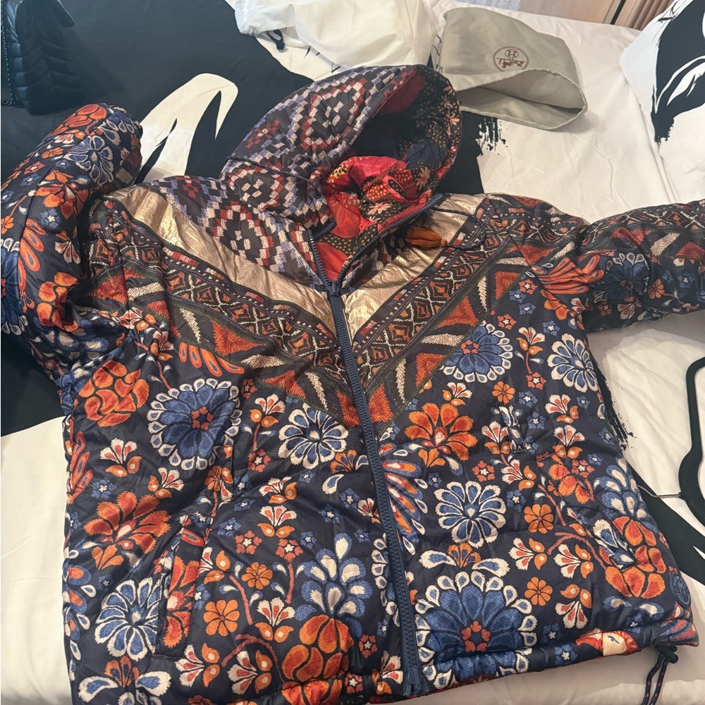 Colorful Floral Patterned Jacket